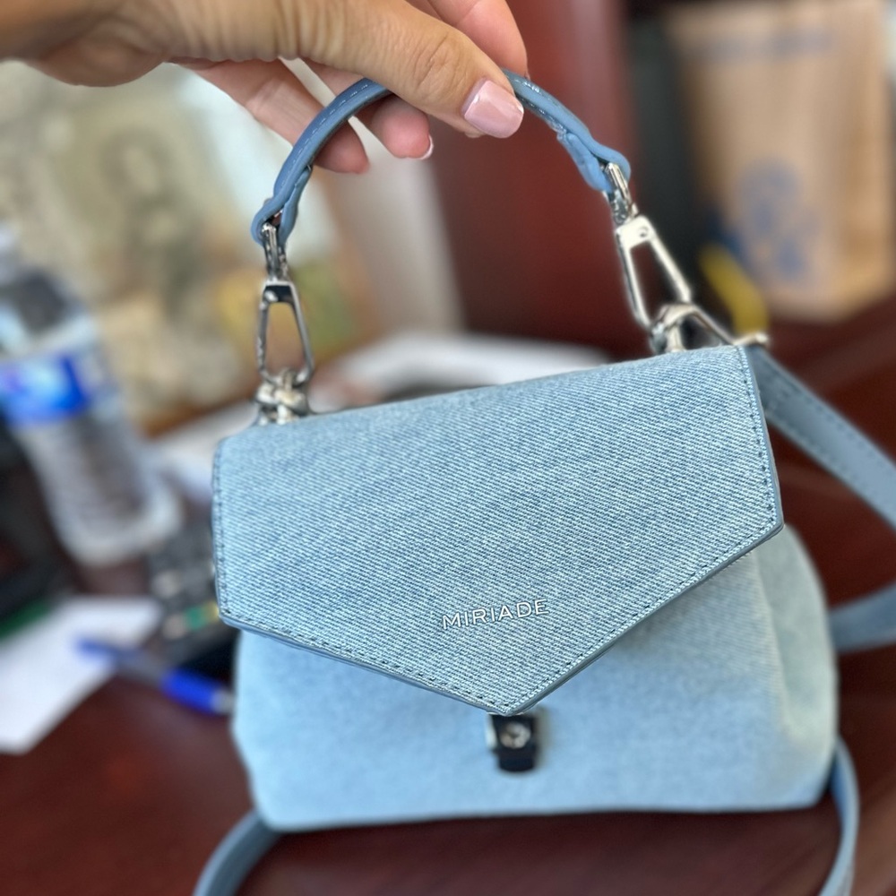 Denim bag made in Italy size small